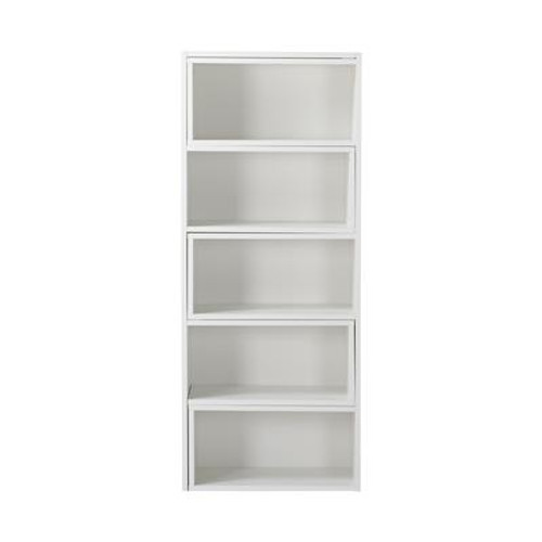 Expandable Shelving Console in White