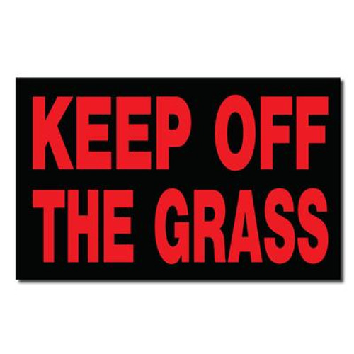 8 X 12 Sign - Keep Off Grass