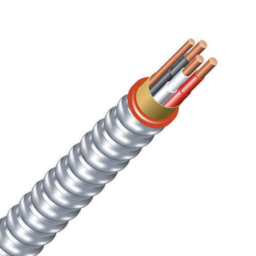 Armoured Electrical Cable  Copper Electrical Wire Gauge 14/3. AC90 14/3 - 30M