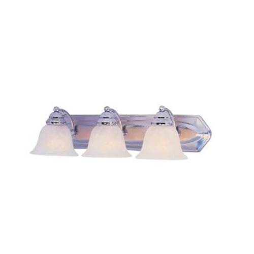 3 Light Wall Bracket in Chrome Finish