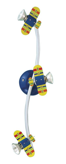 Harry Airplane Track Light 3l, Multi-Colored Finish