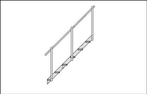 Aluminum Dock Stairs Extension  4 Steps