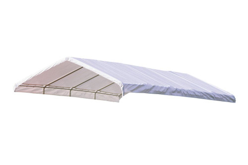 Super Max 18 x 40 Premium Canopy Replacement Cover, Fits 2 Inch Frame, White