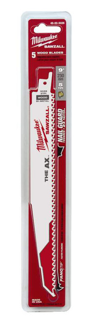 The Ax 9" 5 TPI Sawzall<sup>®</sup> Blade (5 Pk)