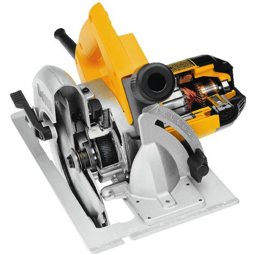 7-1/4 Inch Circular Saw w/ Rear Pivot Depth of Cut and Electric Brake 15 Amp