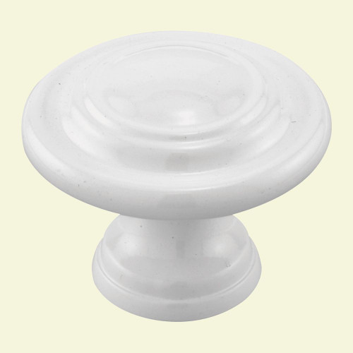 Bifold Door Knob White 1-3/4 Inch