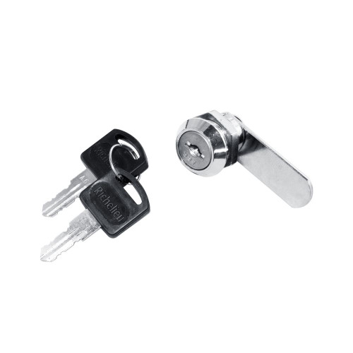 Cam lock, 19 x 16mm KD - chrome