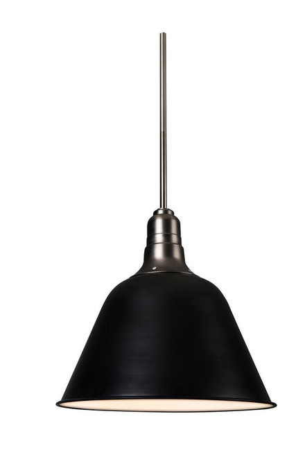 Black Matt 14 Inch Dome Pendant