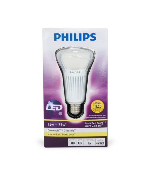 LED 15W = 75W A-Line (A19) Soft White (2700K)