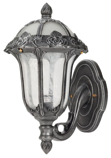 Rose Garden Bottom Mount Light, Swedish Silver