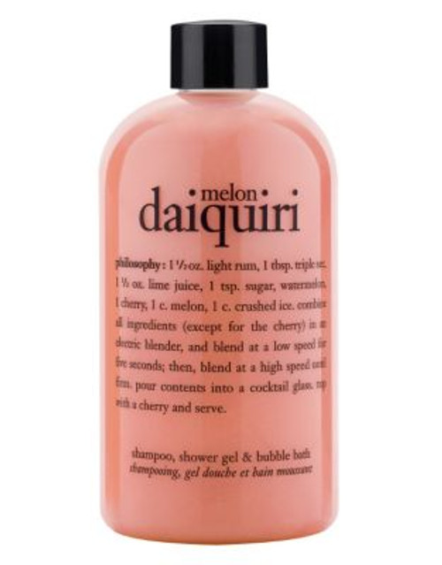 Philosophy melon daquiri shampoo shower gel and bubble bath - 480 ML