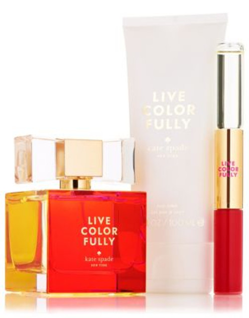 Kate Spade New York Live Colorfully 100ml Eau de Partum Three-Piece Gift Set - 100 ML