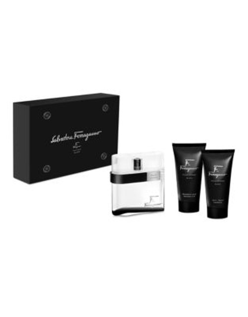 Ferragamo F by Ferragamo Black Gift Set