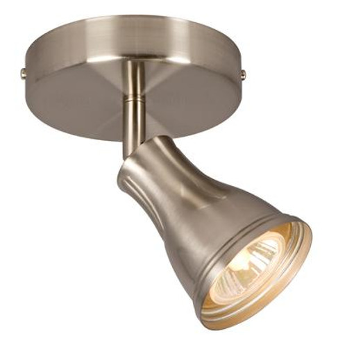 1 Light Brushed Nickel Track Light