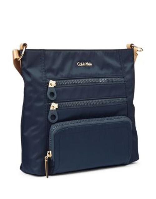 Calvin Klein Nylon Messenger Bag - NAVY