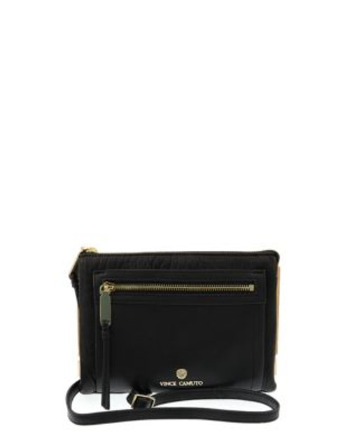 Vince Camuto Judi Leather Crossbody - BLACK