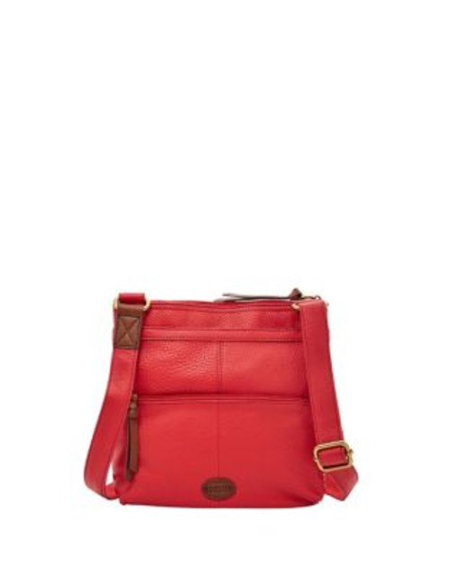 Fossil Morgan Traveler Crossbody Bag - RED