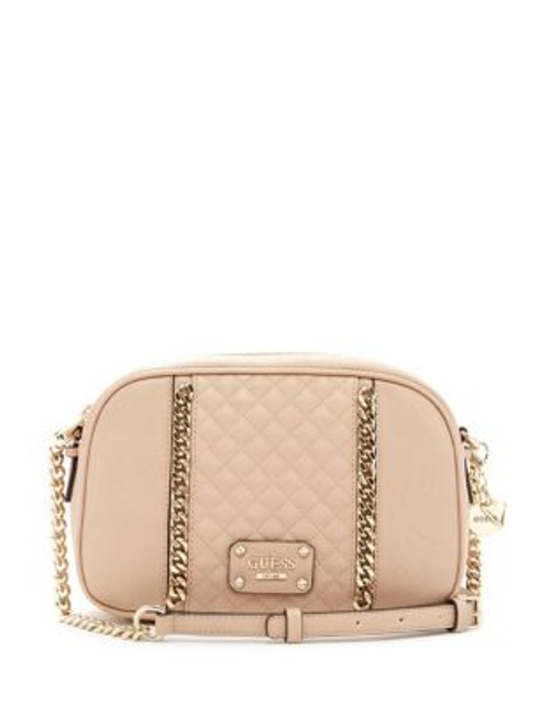 Guess Latisha Crossbody Bag - BEIGE