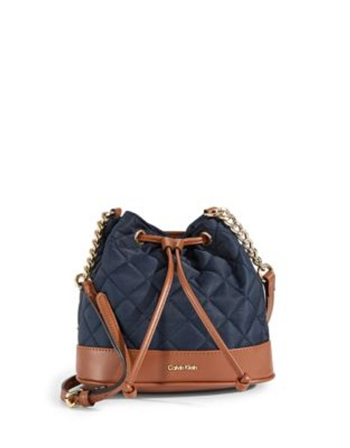 Calvin Klein Florence Quilted Crossbody Bag - NAVY
