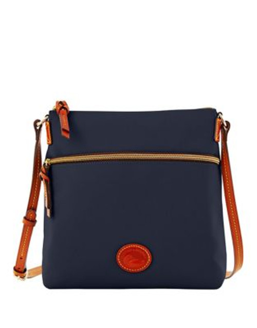 Dooney & Bourke Nylon and Leather Crossbody - NAVY