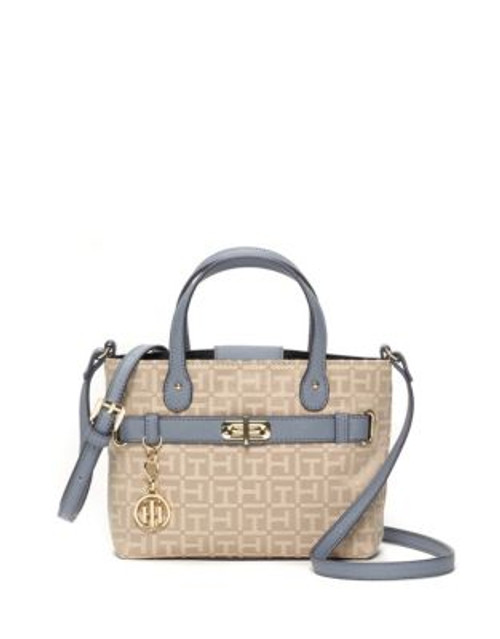 Tommy Hilfiger Helen Monogram Mini Tote - KHAKI TONAL