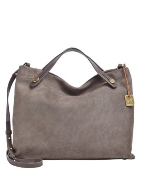 Skagen Denmark Mikkeline Suede Satchel - HEATHER GREY