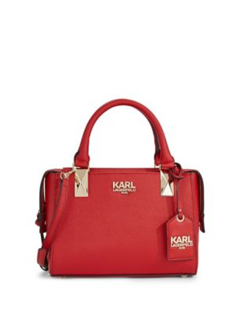 Karl Lagerfeld Kendall Mini Satchel - ROUGE