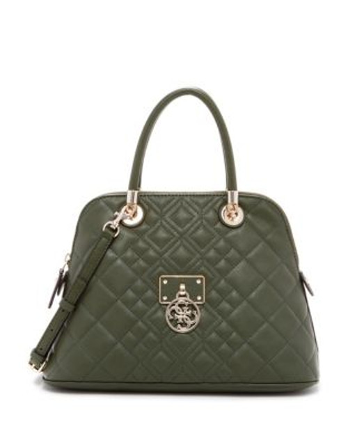 Guess Aliza Dome Satchel - GREEN