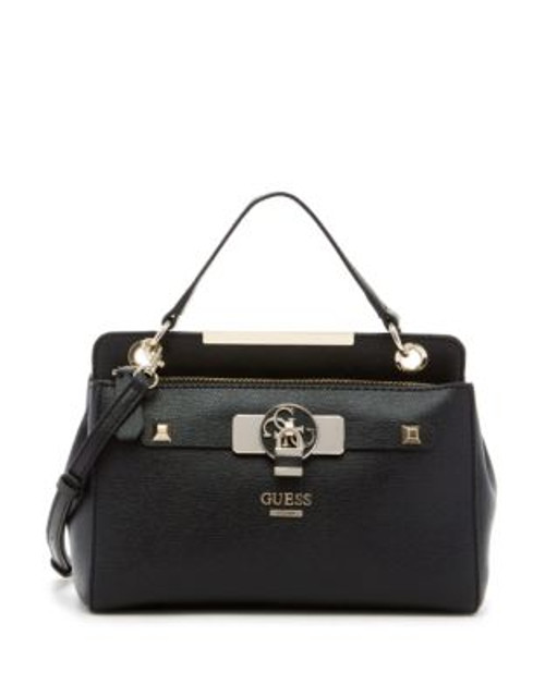 Guess Cynthia Small Satchel - BLACK