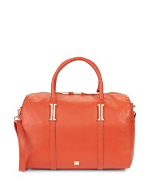 Ivanka Trump Hudson Satchel Bag - ORANGE