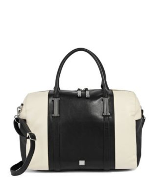 Ivanka Trump Hudson Colourblocked Satchel - BLACK