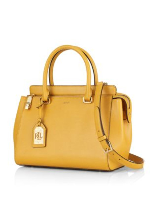 Lauren Ralph Lauren Whitby Convertible Satchel - AMBER