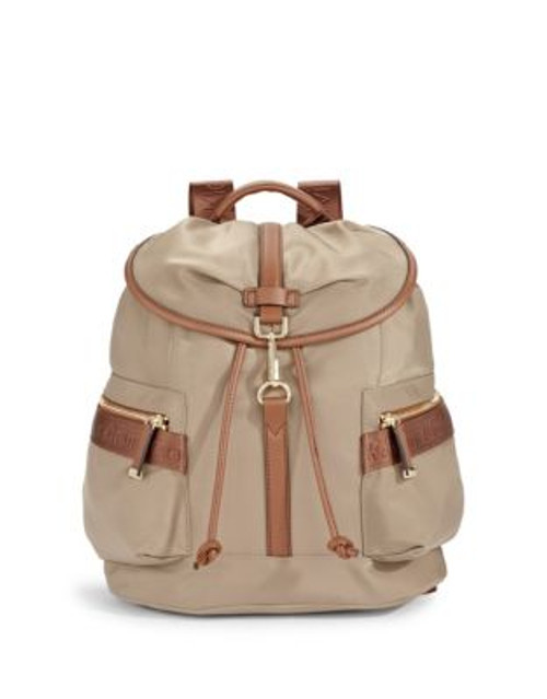 Calvin Klein Florence Nylon Backpack - LIGHT KHAKI