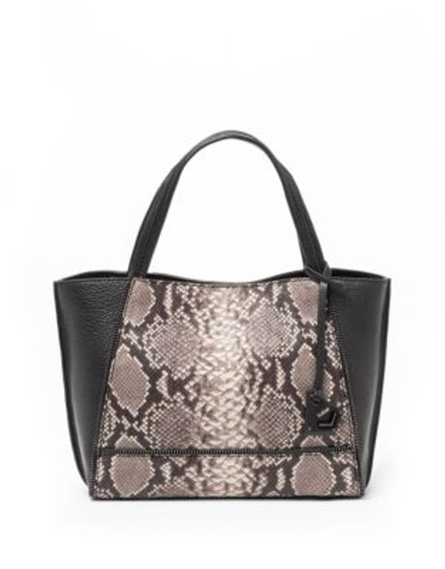 Botkier New York Soho Bite Size Tote - BLACK/WHITE PYTHON