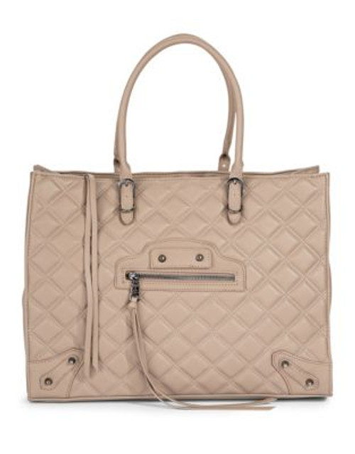 Steve Madden Bzinnia Quilted Tote Bag - TAUPE