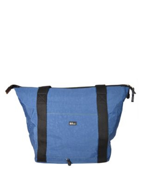 Derek Alexander Nylon Zip Tote Bag - BLUE