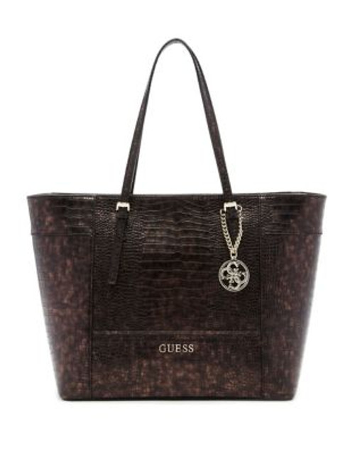 Guess Delaney Classic Tote Bag - BRONZE