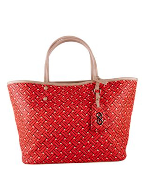 Cole Haan Signature Print Small Tote - RED