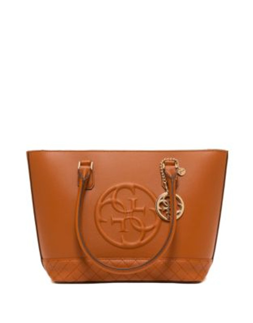 Guess Korry Small Classic Tote - COGNAC