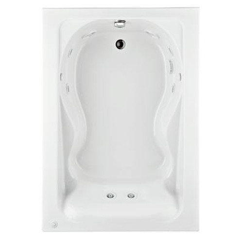 Cadet 5 feet Whirlpool Tub with Reversible Drain in White