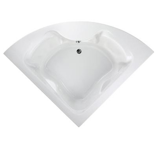 Cadet 5 feet Acrylic Bathtub with Reversible Drain in White