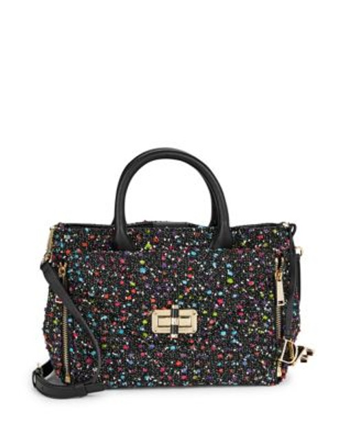 Diane Von Furstenberg Secret Agent Tweed Tote - CONFETTI