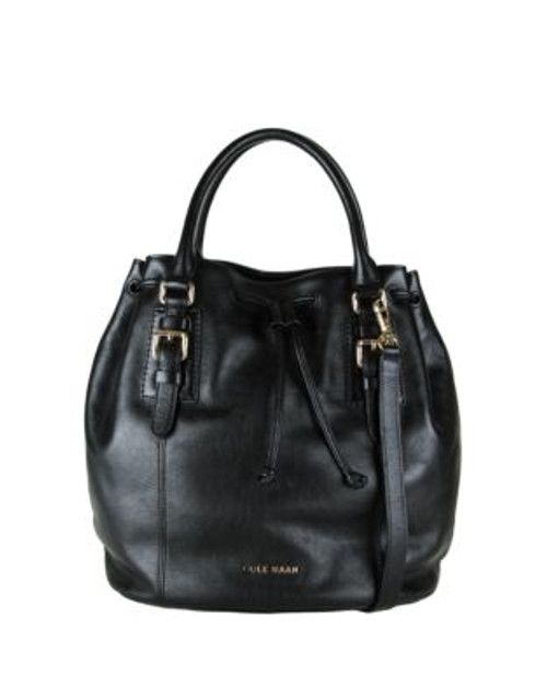 Cole Haan Rockland Drawstring Tote - BLACK