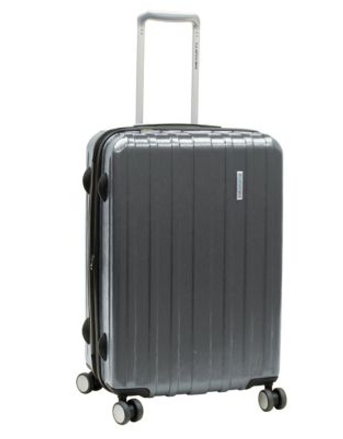 Westjet Vault Expandable Hardside Spinner 24 inch - SILVER