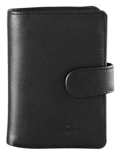 Derek Alexander Leather Folio Wallet - BLACK