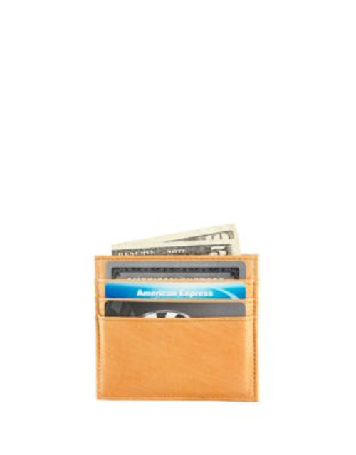 Derek Alexander Two-Sided Card Holder - TAN