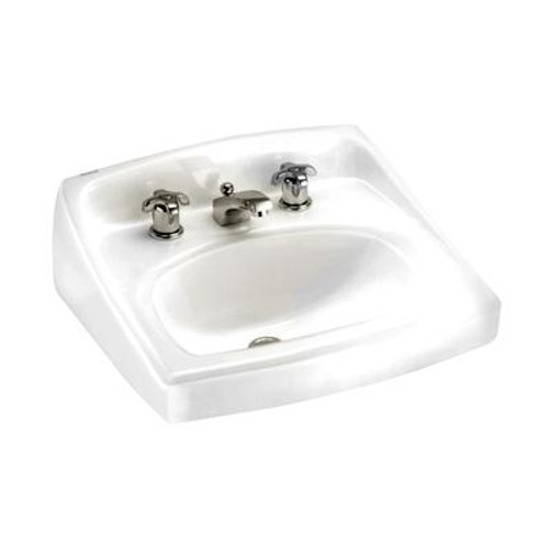 Lucerne Wall-Mount Bathroom Sink in White