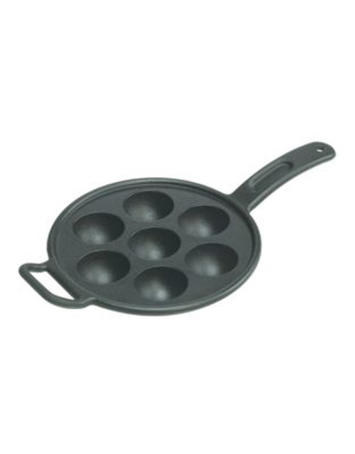 Lodge Cast Iron Aebleskiver Pan - BLACK