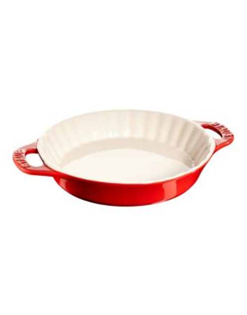 Staub 1.25 Quart Ceramic Pie Dish - CHERRY