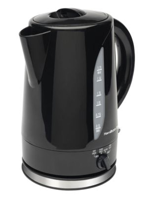 Hamilton Beach Adjustable Cordless Kettle - BLACK